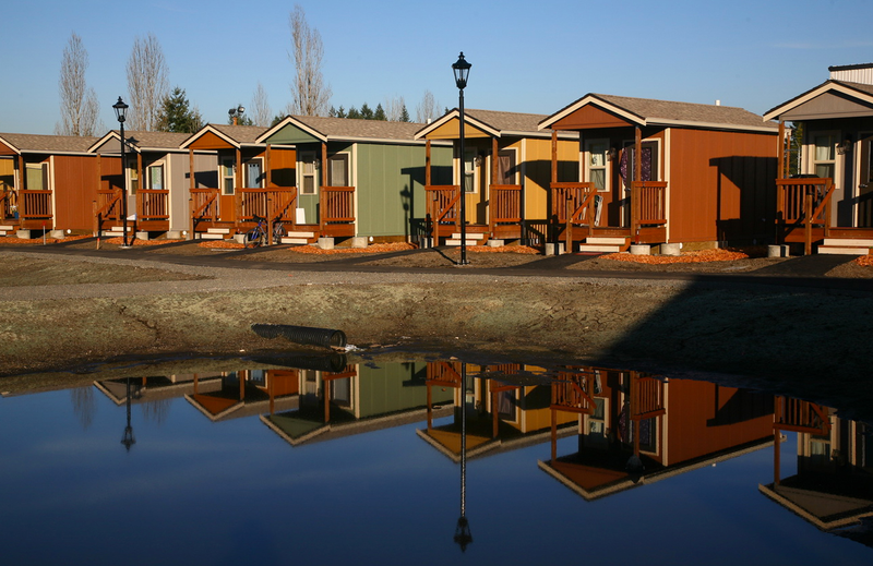 Illustration for article titled The Teeny, Tiny Microhouse Revolution That's Giving the Homeless Homes